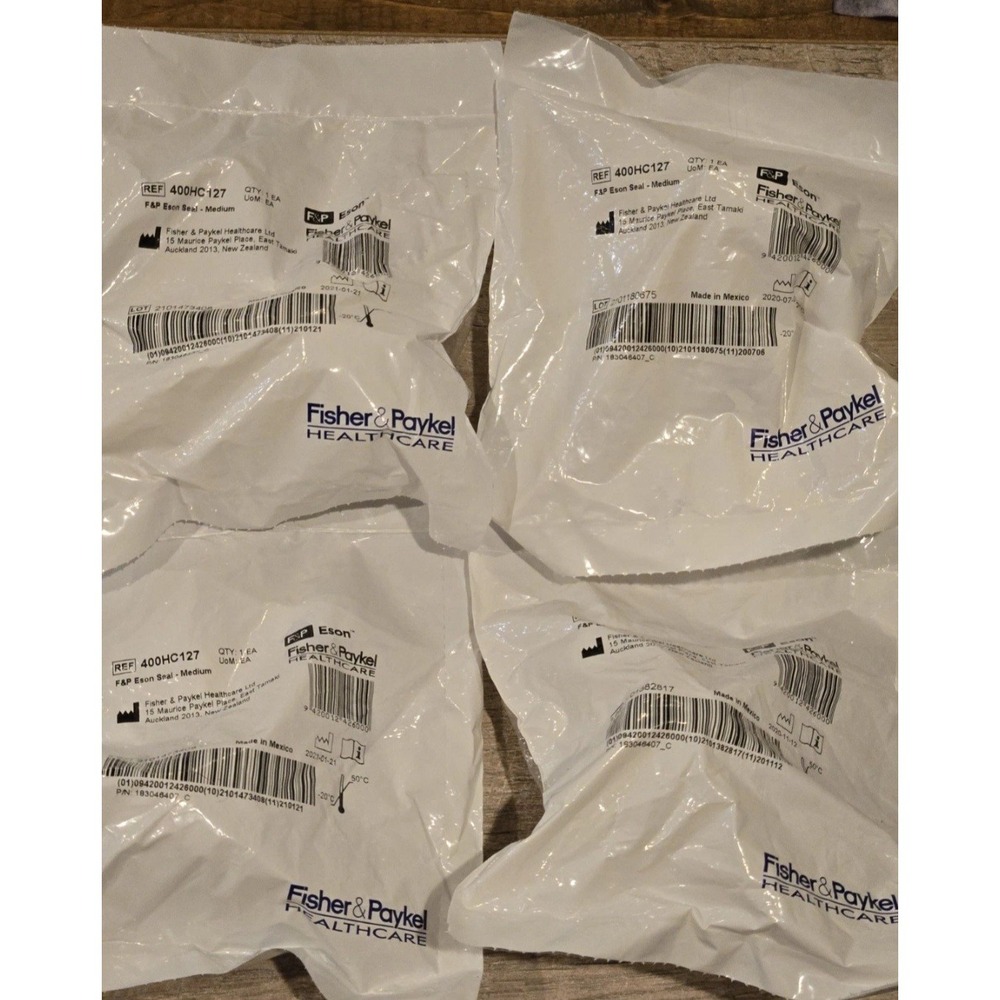 Lot Of 4 Fisher & Paykel ESON Seal Nasal Replacement Cushion 400HC127 Medium
